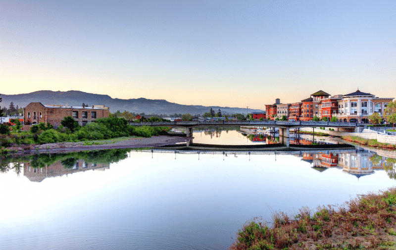 Is the Napa River salt water, kayaking downtown Napa, kayak Main street dock